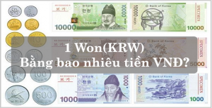 1 won to vnd? 1 Won (KRW) bằng bao nhiêu tiền Việt Nam?