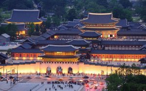 Vẻ đẹp của cung điện hoàng gia Gyeongbokgung về đêm